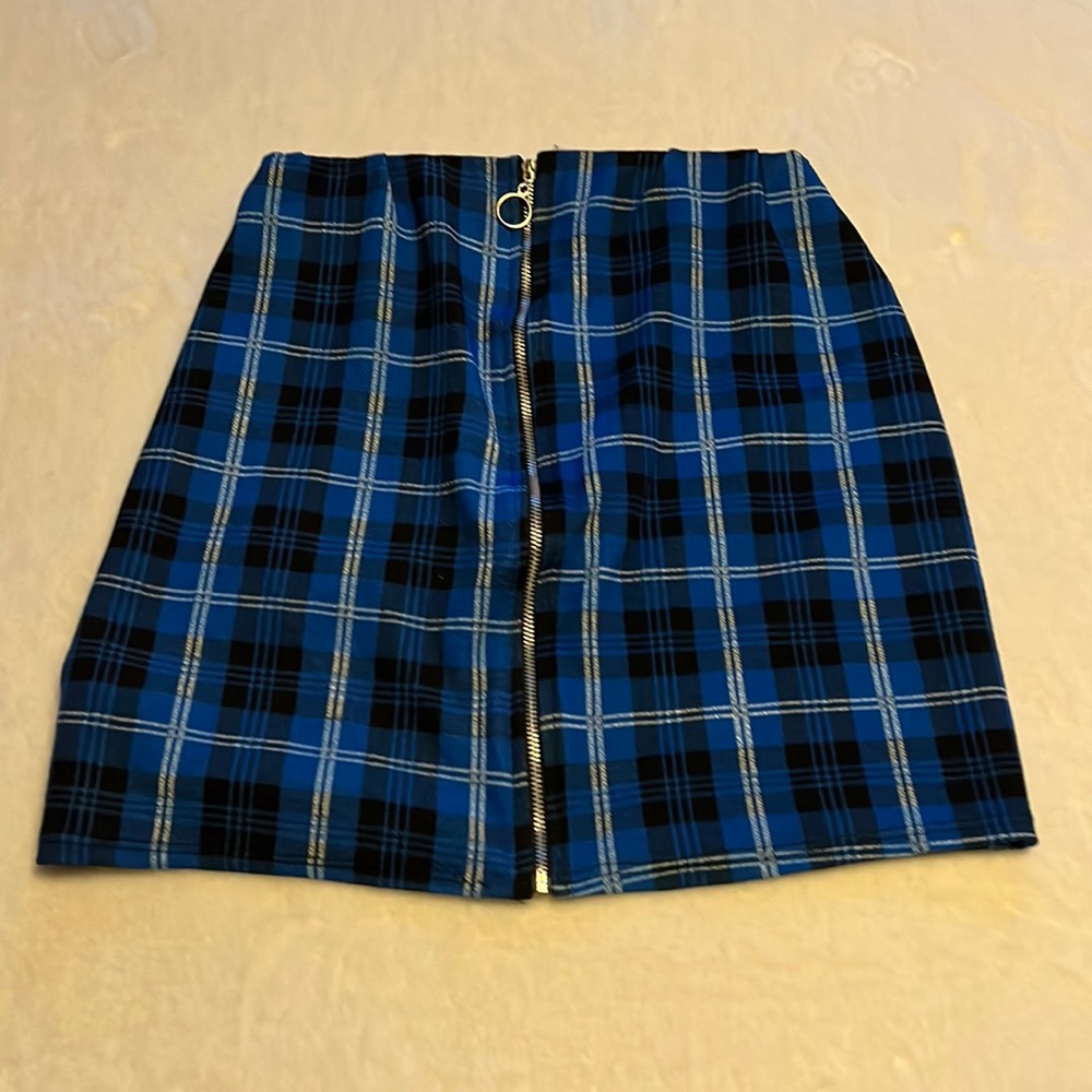 Small plaid skirt